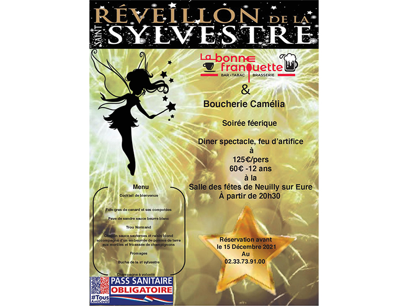réveillon st sylvestre neuilly 2021 Christophe Nion