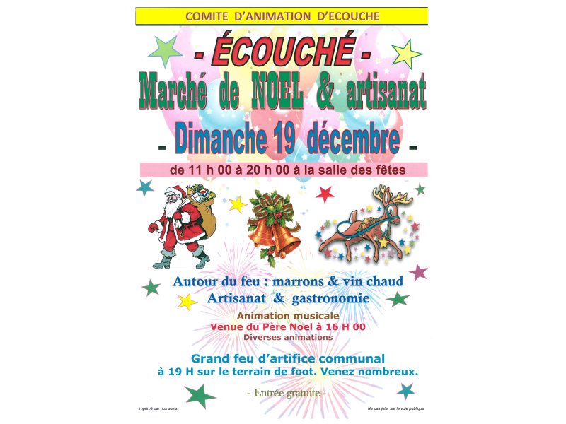 marché noel ecouche mairie d'Écouché-les-Vallées