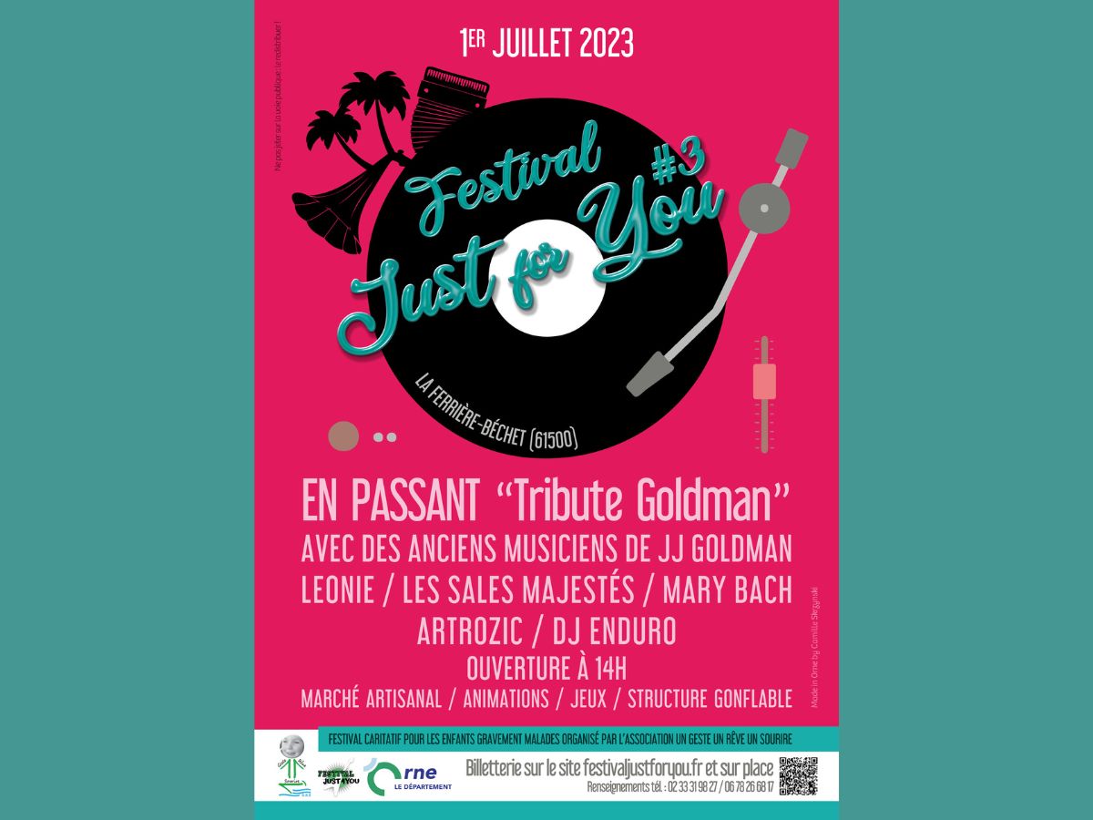 Festival Just For You ungesteunreveunsourire