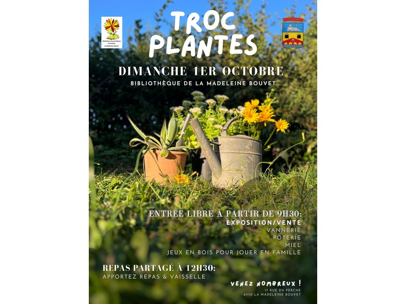 trocplantes-lamadeleinebouvet-800 ©Bibliothèque La Madeleine-Bouvet