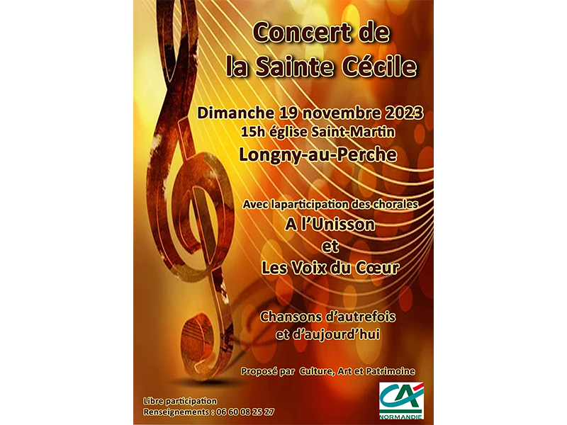 concert sainte cécile longny 2023 OT Longny