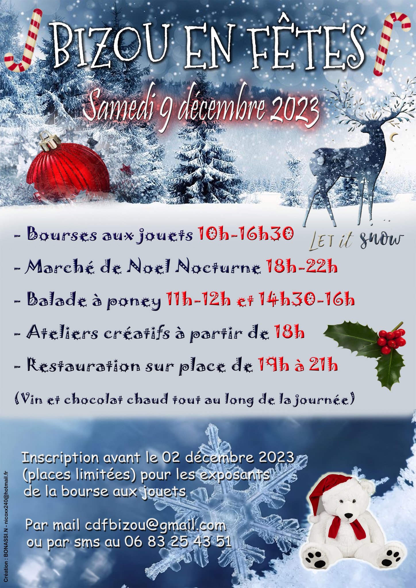 Bizou en fêtes 9 décembre ©Comité des fêtes Bizou