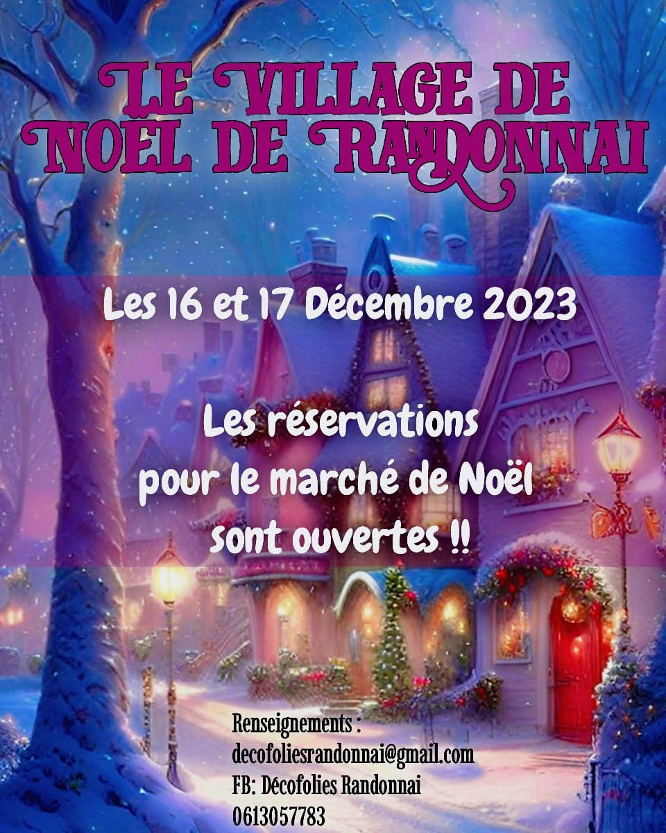 Marché de noel Randonnai ©Décofolies