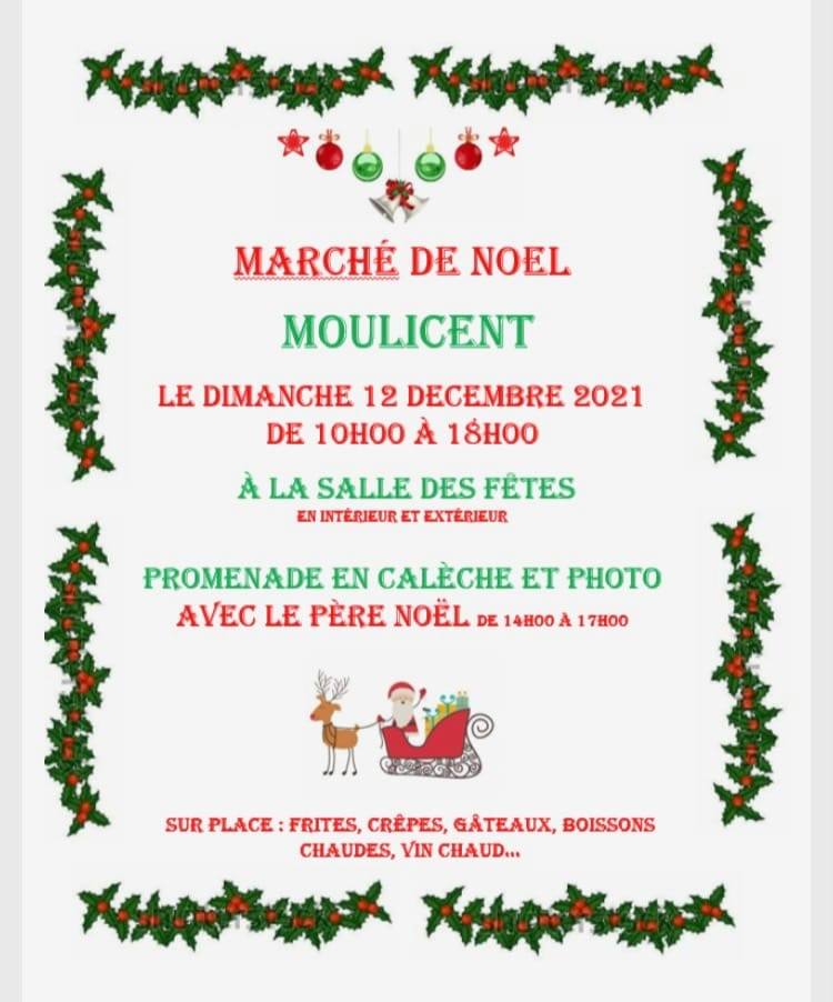 Marché de noel de Moulicent ©Comitédesf^tesMoulicent