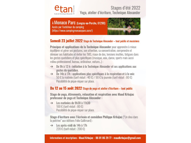 stages été ETAN ©ETAN
