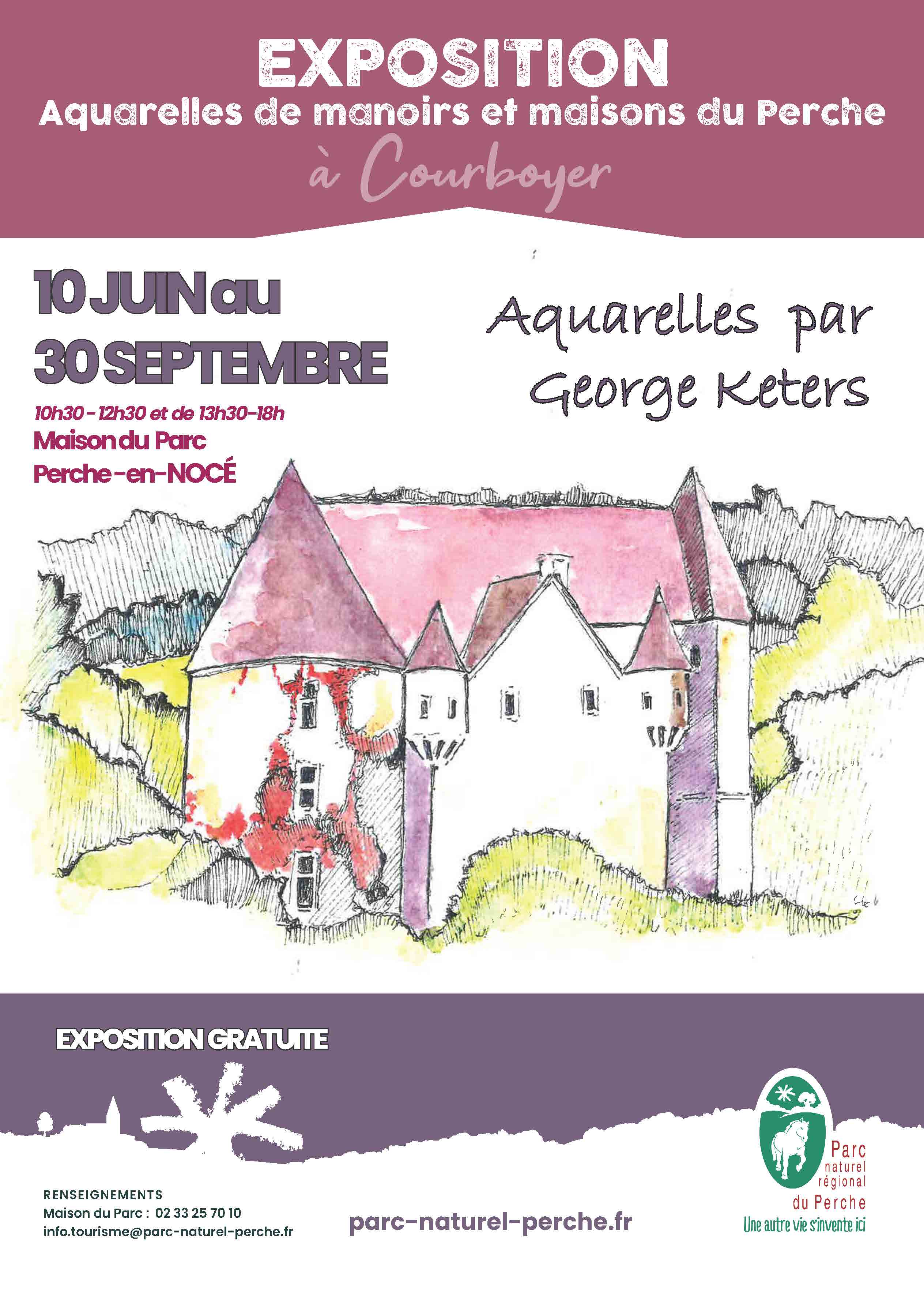 Aquarelle du Perche 2023 PNRP