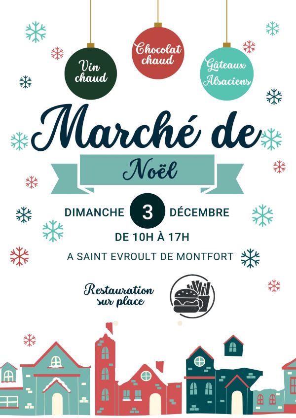 Marché de Noël à St Evroult de Montfort Village de St Evroult