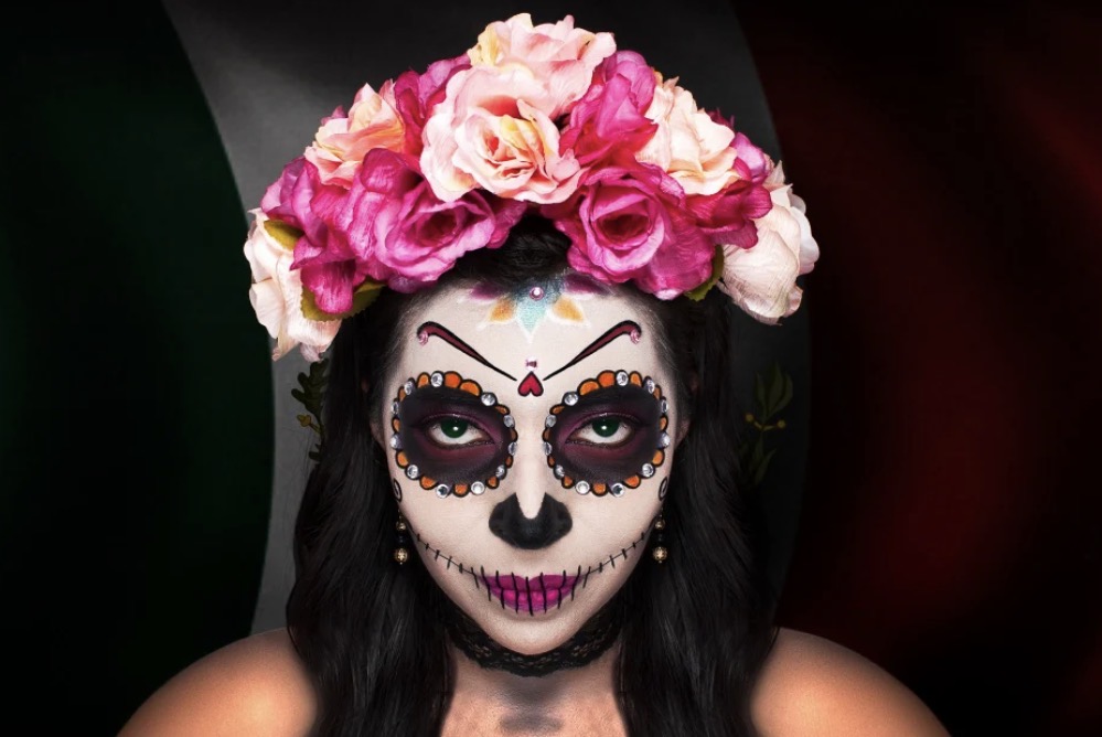  Couronne fleurie Día de los Muertos