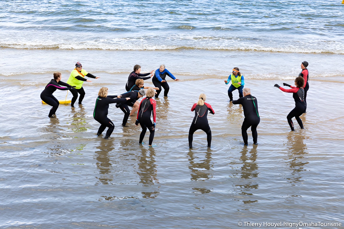 découverte marche aquatique à Grandcamp-Maisy