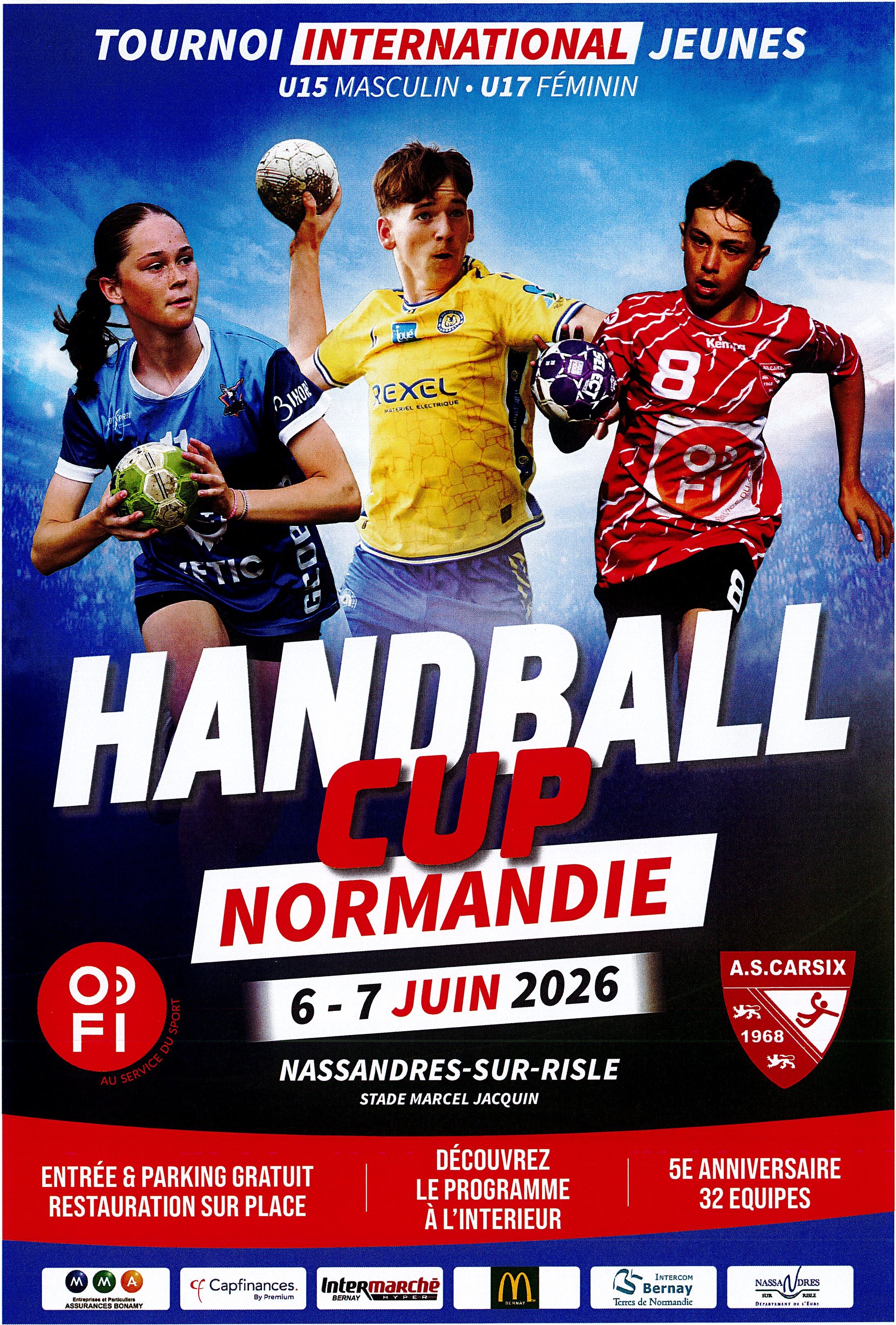 06-07.06_Handball Cup Normandie - Nassandres (affiche)