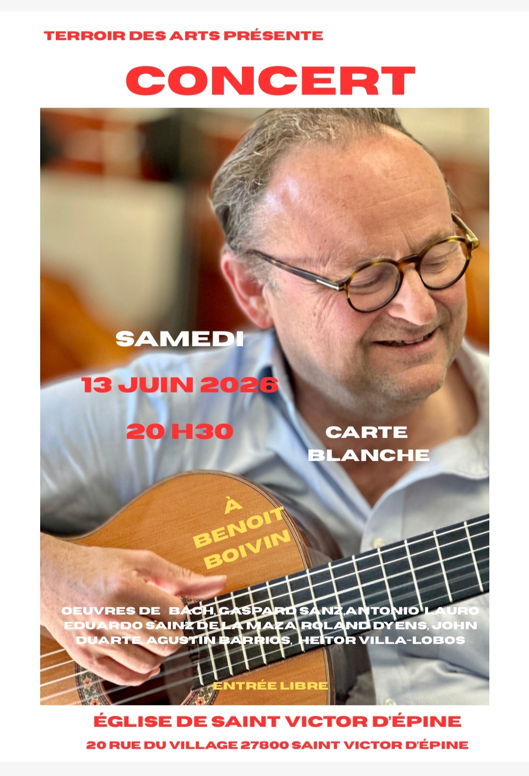 13.06_concert Benoit Boivin - St Victor d'Epine