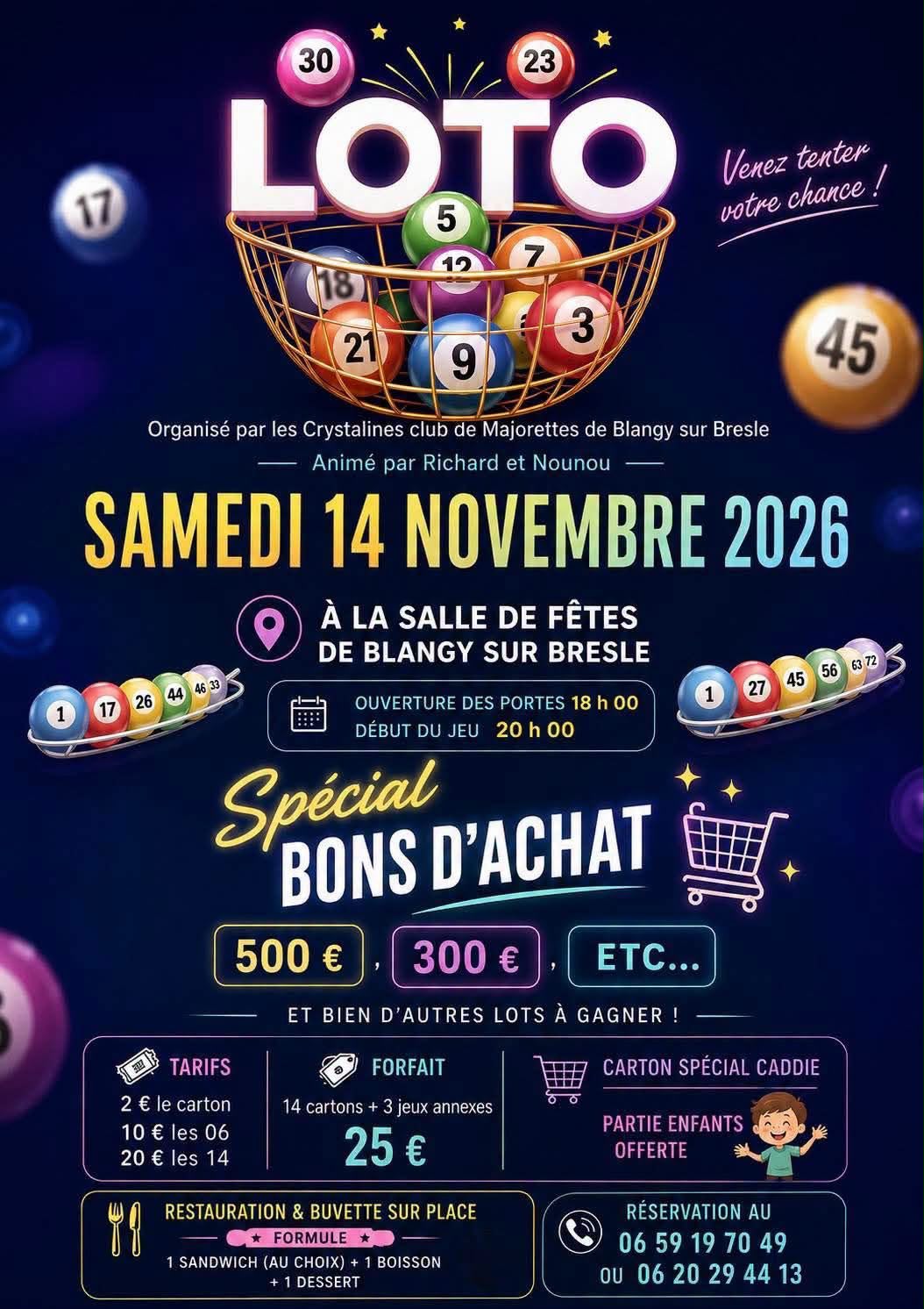 14 novembre loto - ©Majorettes de Blangy-2026 14 novembre loto