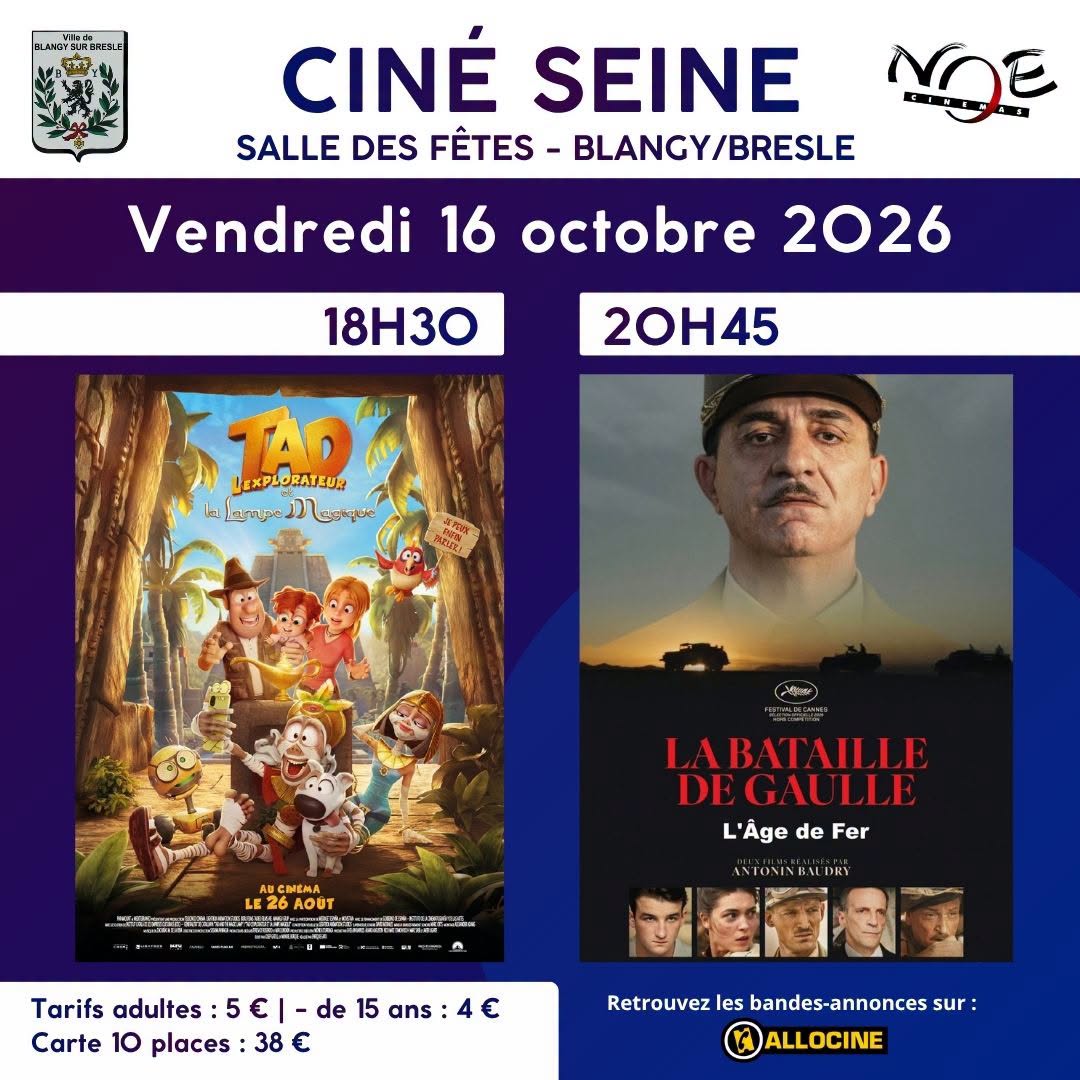 16 OCTOBRE CINE - ©Ciné Seine- 2026 16 OCTOBRE CINE