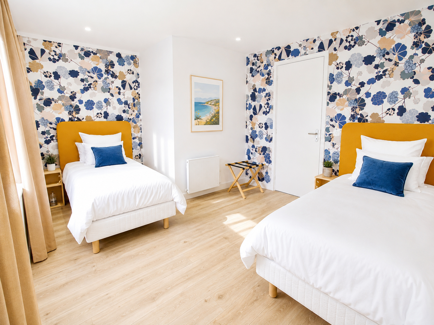 17-Chambre-Deux-Lits-Fleurs