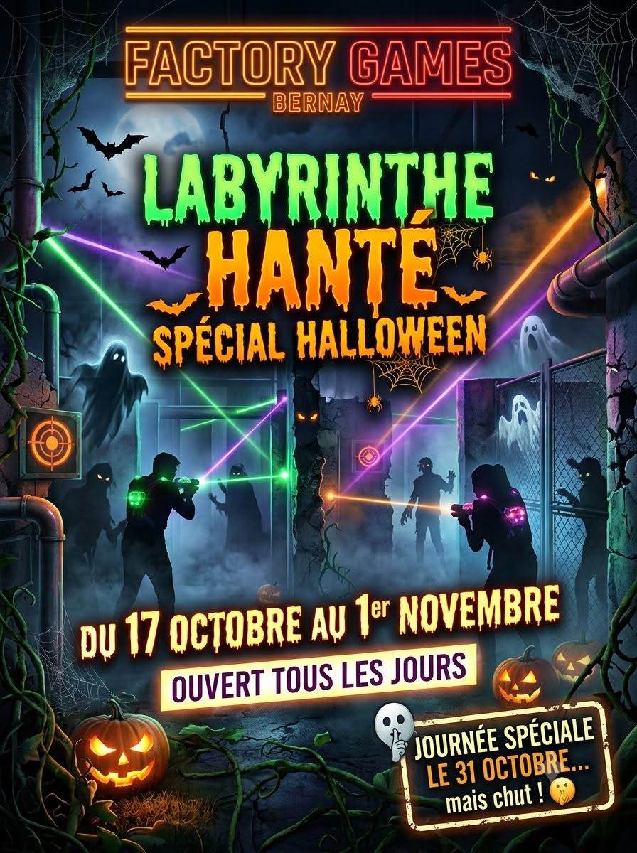 17.10-01.11_Labyrinthe hanté Halloween - Factory Games