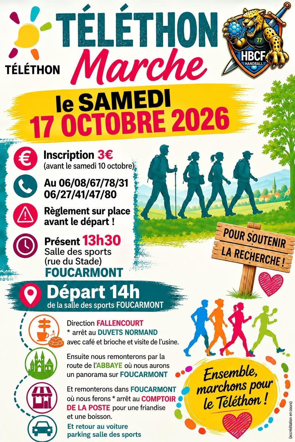 Affiche Téléthon 2026