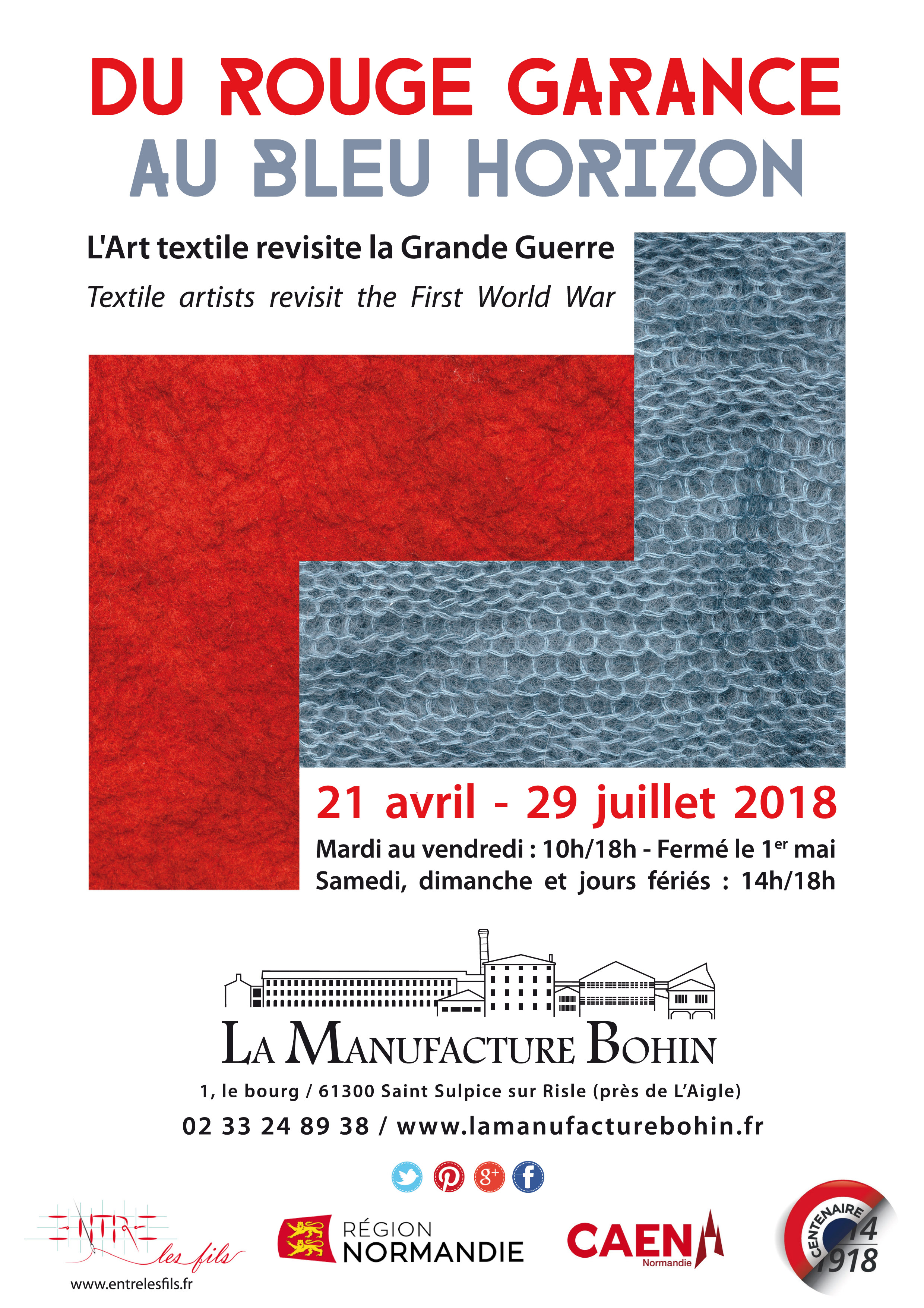 du rouge garance au bleu horizon ©la manufacture bohin du rouge garance au bleu horizon