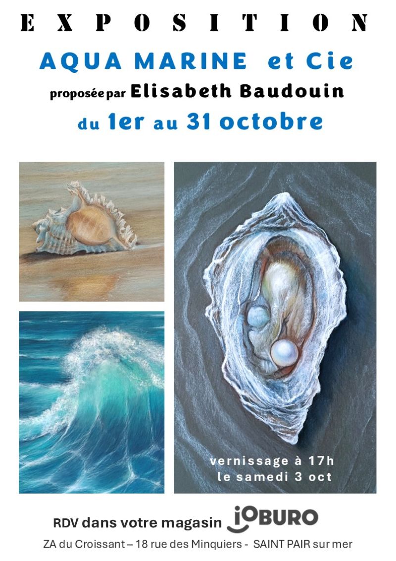 Vernissage expo : Aqua Marine & Cie
