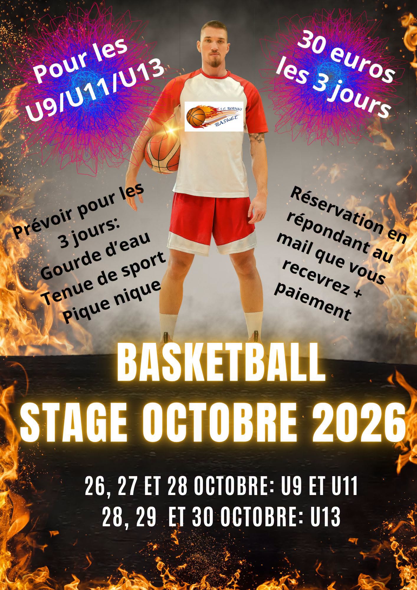 26-30.10_stages basket - gymnase Guerrand-Lemoine
