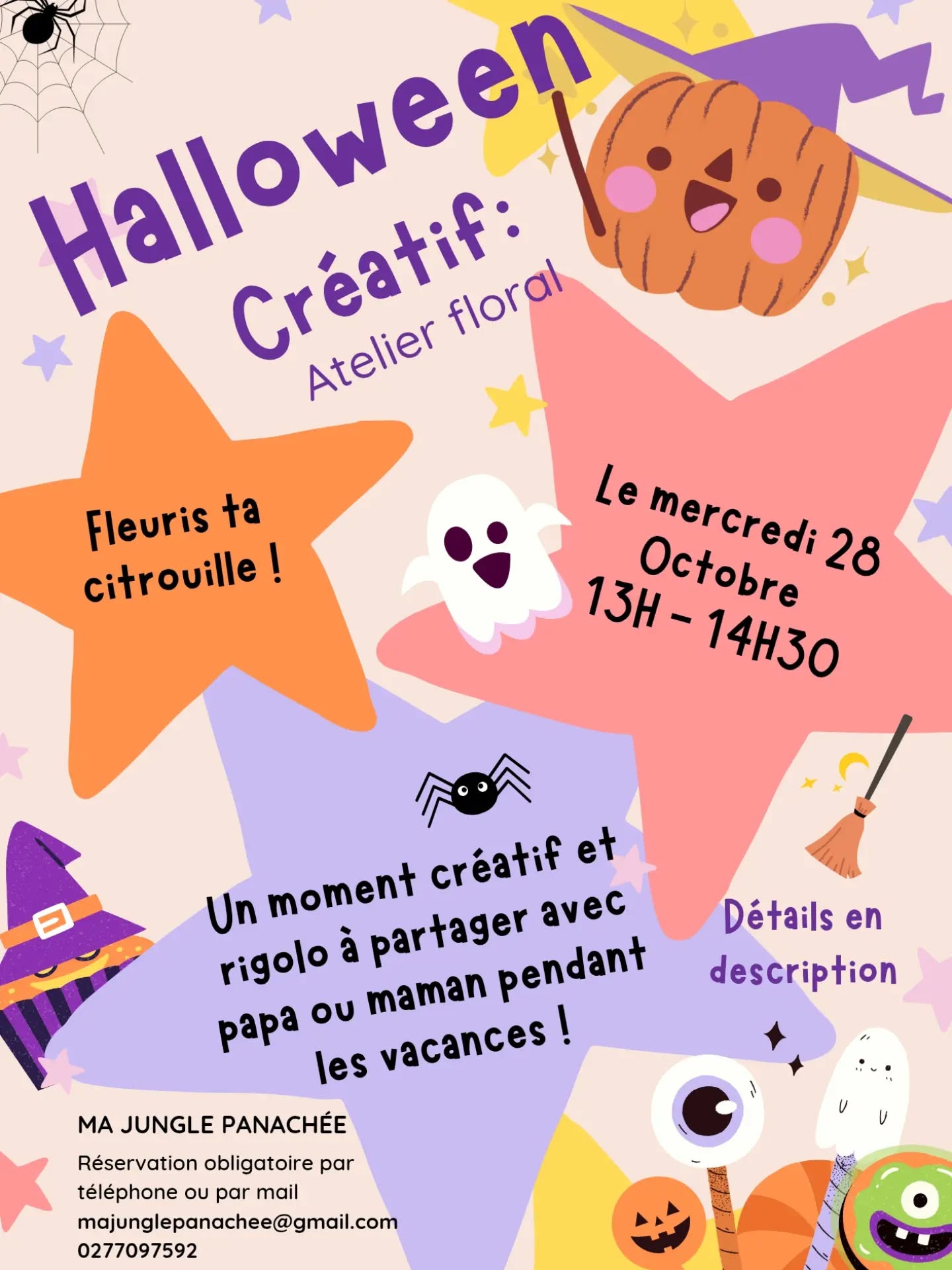 28.10_atelier créatif Halloween - Ma Jungle Panachée - Serquigny