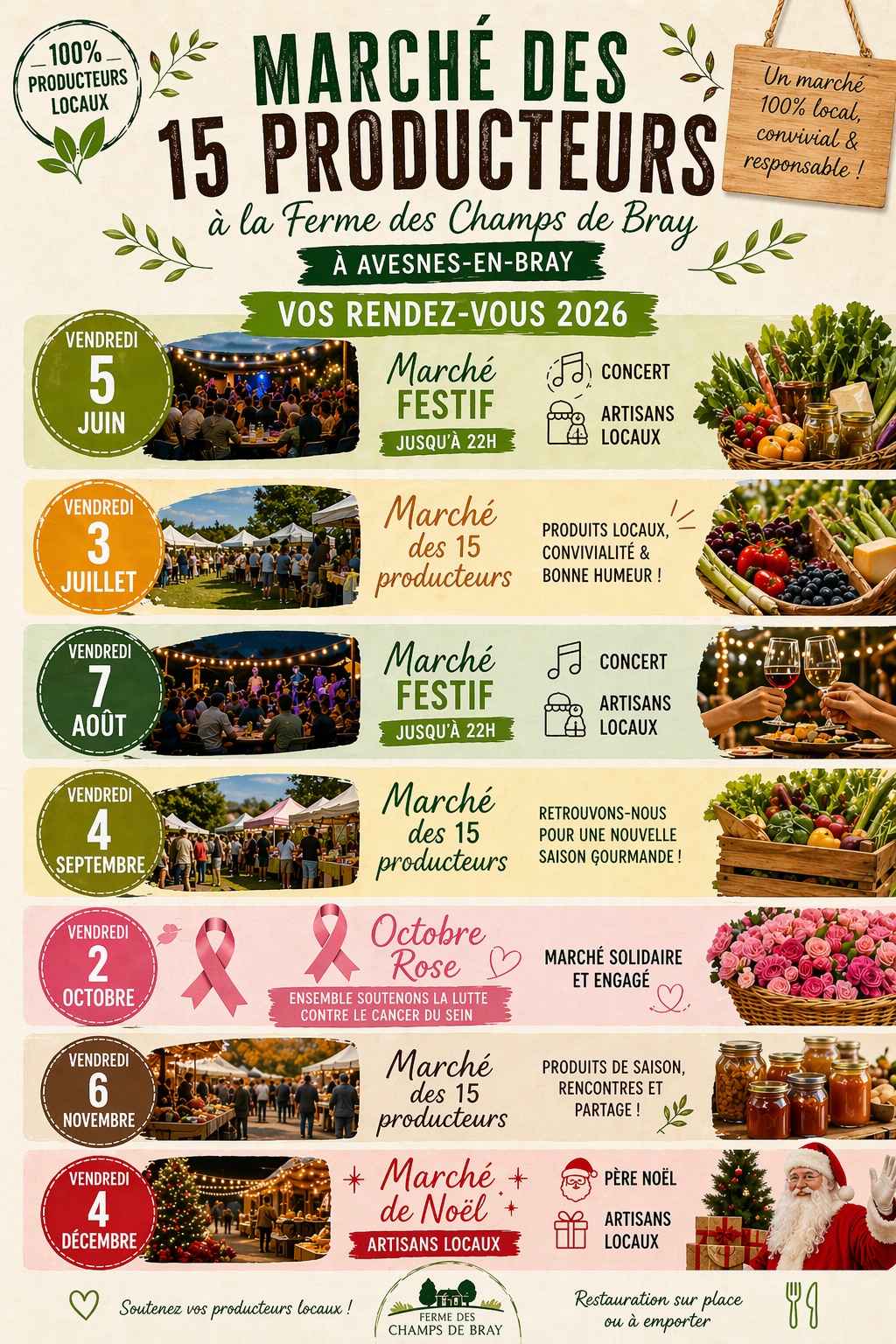 Marché des 15 producteurs 