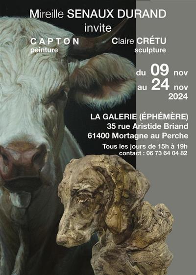 Exposition - Peintures et sculptures Du 9 au 24 nov 2024