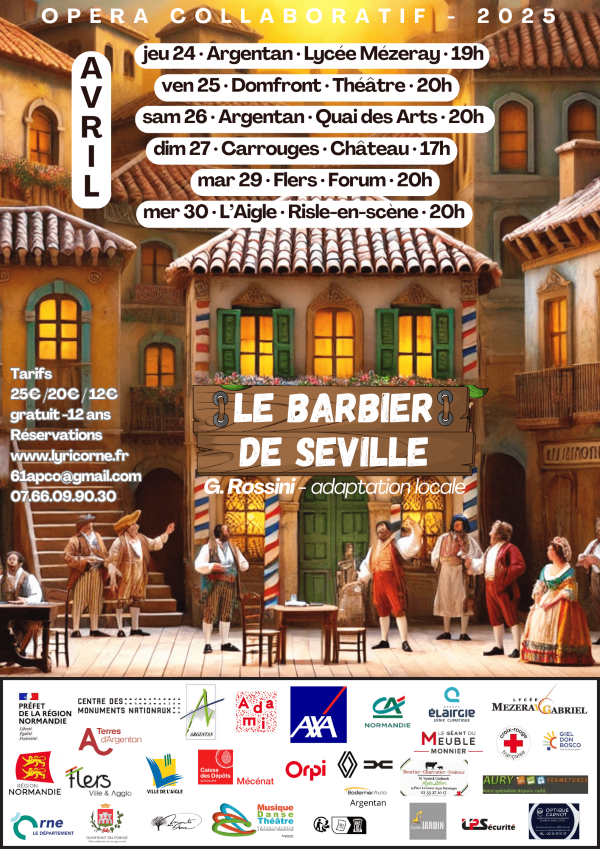 Domfront En Poiraie : Opéra collaboratif : le Barbier de Séville