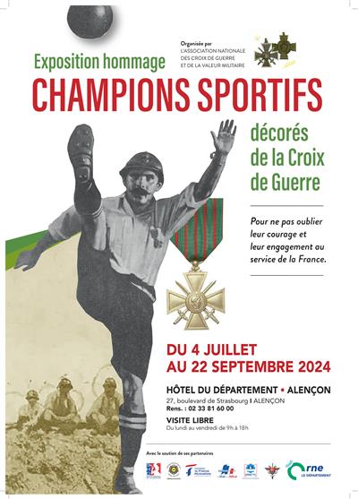 Exposition Champions sportifs décorés de la Croix... Du 12 août au 22 sept 2024