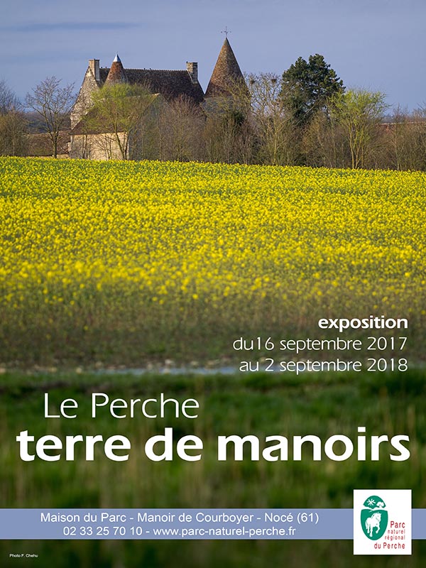 Affiche Le Perche terre de manoirs ©PNRP Affiche Le Perche terre de manoirs