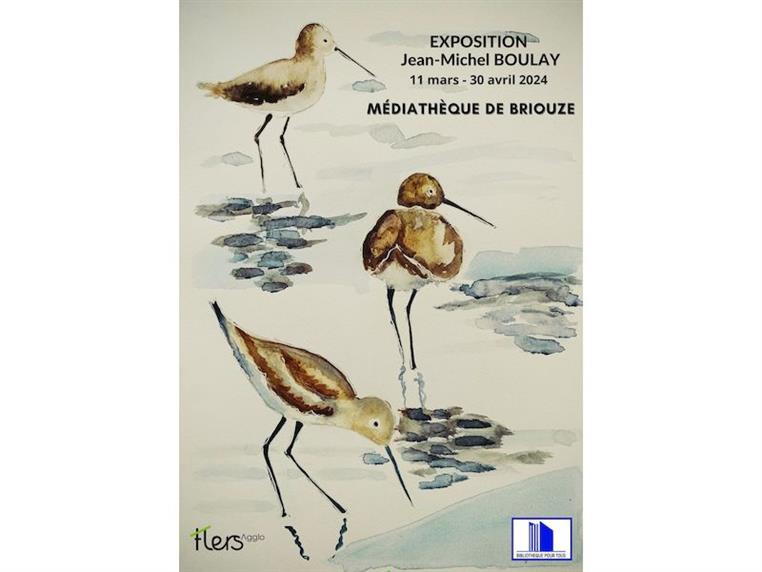 Affiche expo Jean-Michel Boulay