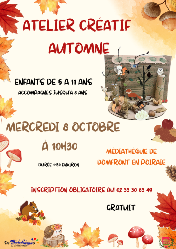 Domfront En Poiraie : Atelier créatif - Automne