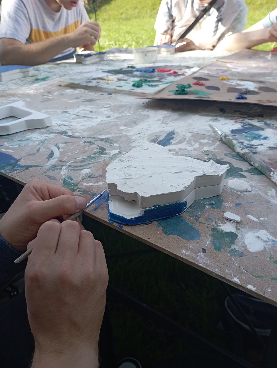 Atelier enfants > Réalise ta maquette d'une casemate camouflée