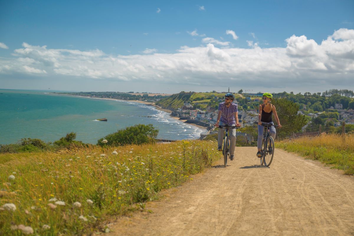 La Vélomaritime : de Port-en-Bessin à Arromanches
