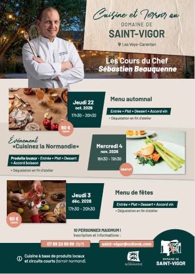 Atelier "Cuisine et Terroir", menu automnal