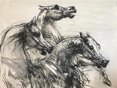 Jean-Louis Sauvat Chevaux