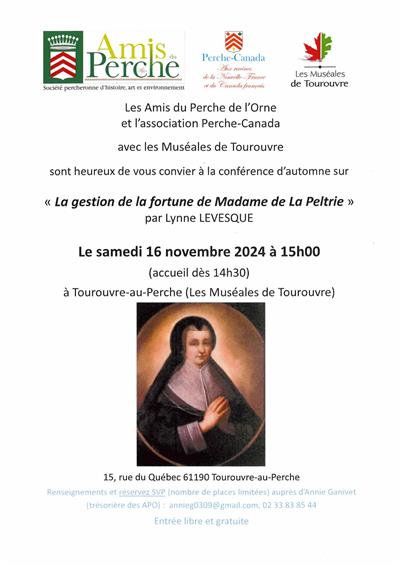 Conférence sur la gestion de la fortune de Madame de la... Le 16 nov 2024