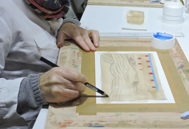 Cours de dessin au musée