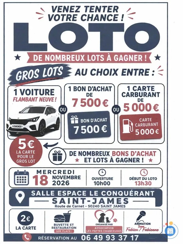 Flyer Loto – Saint-James
