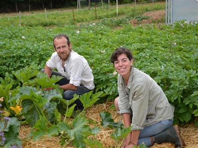 Vente de légumes bio par 