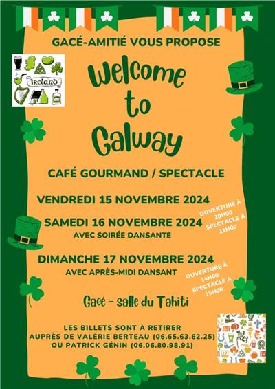 Welcome to Galway Du 15 au 17 nov 2024