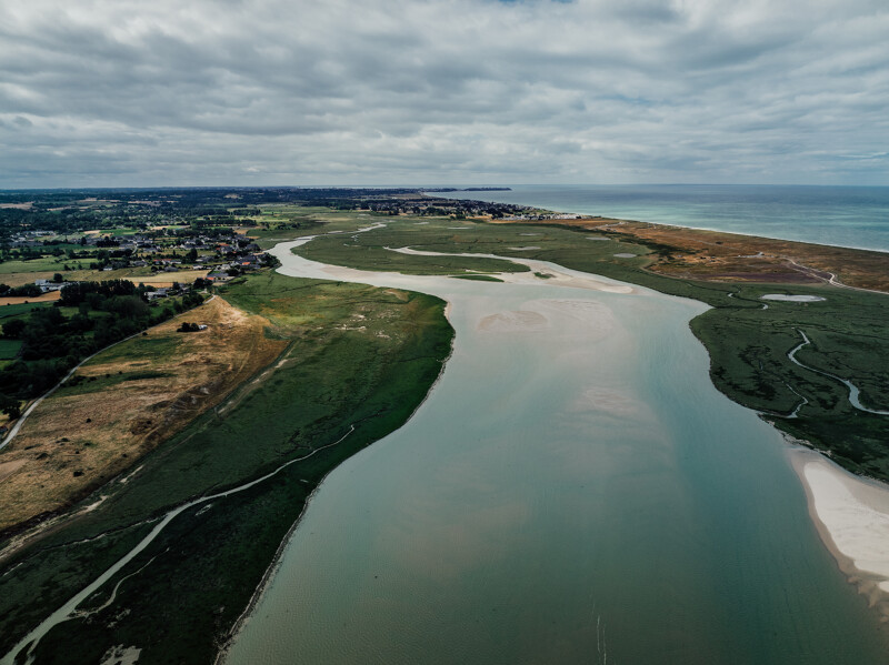 Les chemins du Mont-Saint-Michel - Chemin de Cherbourg - Hauteville-sur-Mer - Granville