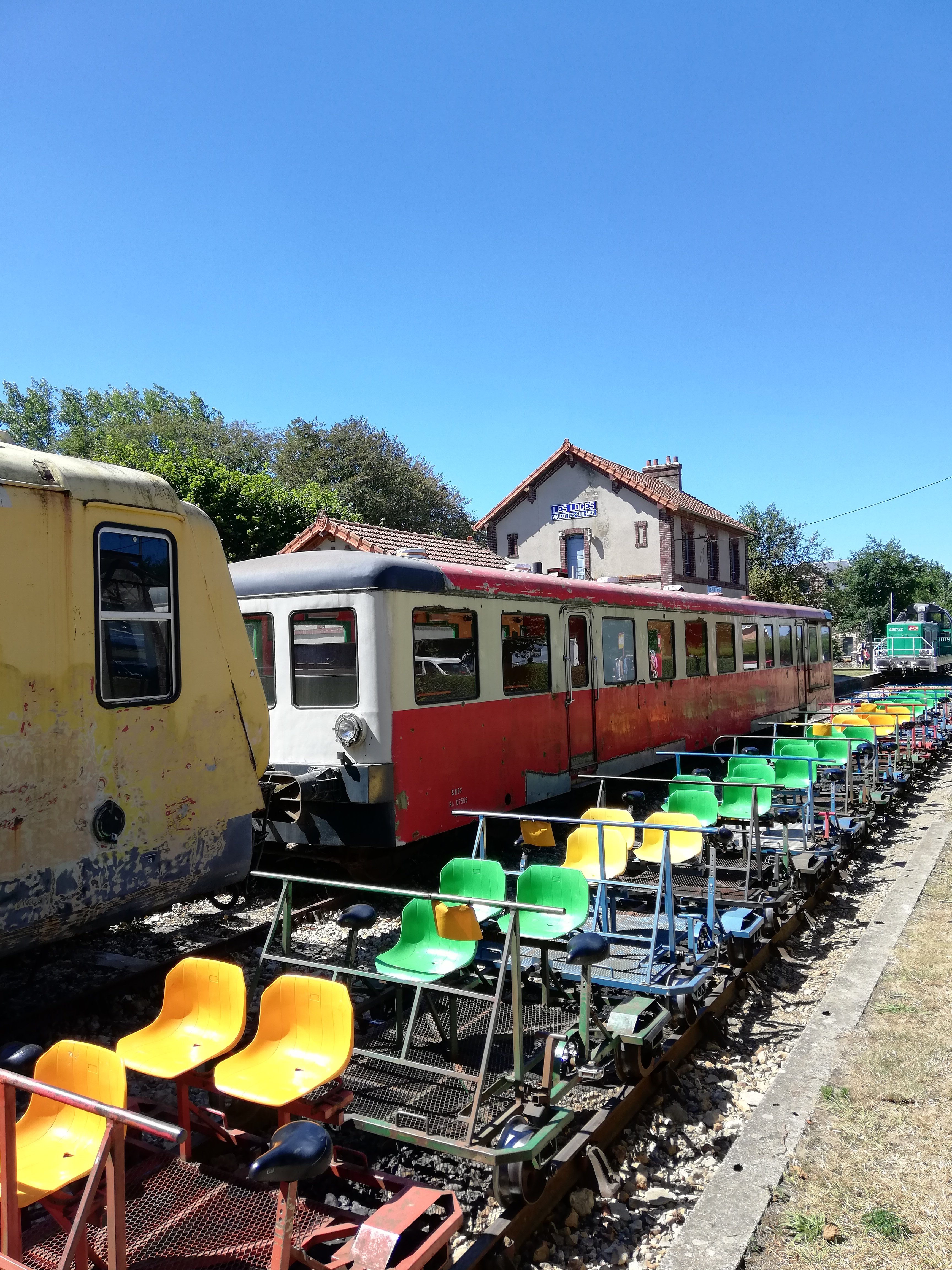 VÉLO-RAILS ET TRAIN TOURISTIQUE ETRETAT PAYS DE CAUX - LES LOGES
