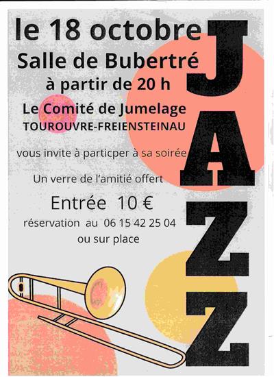 Soirée jazz Le 18 oct 2024