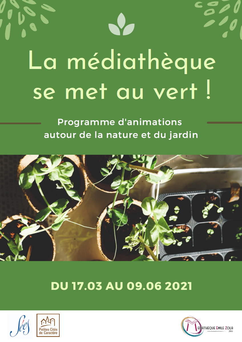 La médiathèque se met au vert P1 Médiathèque de Sées La médiathèque se met au vert P1