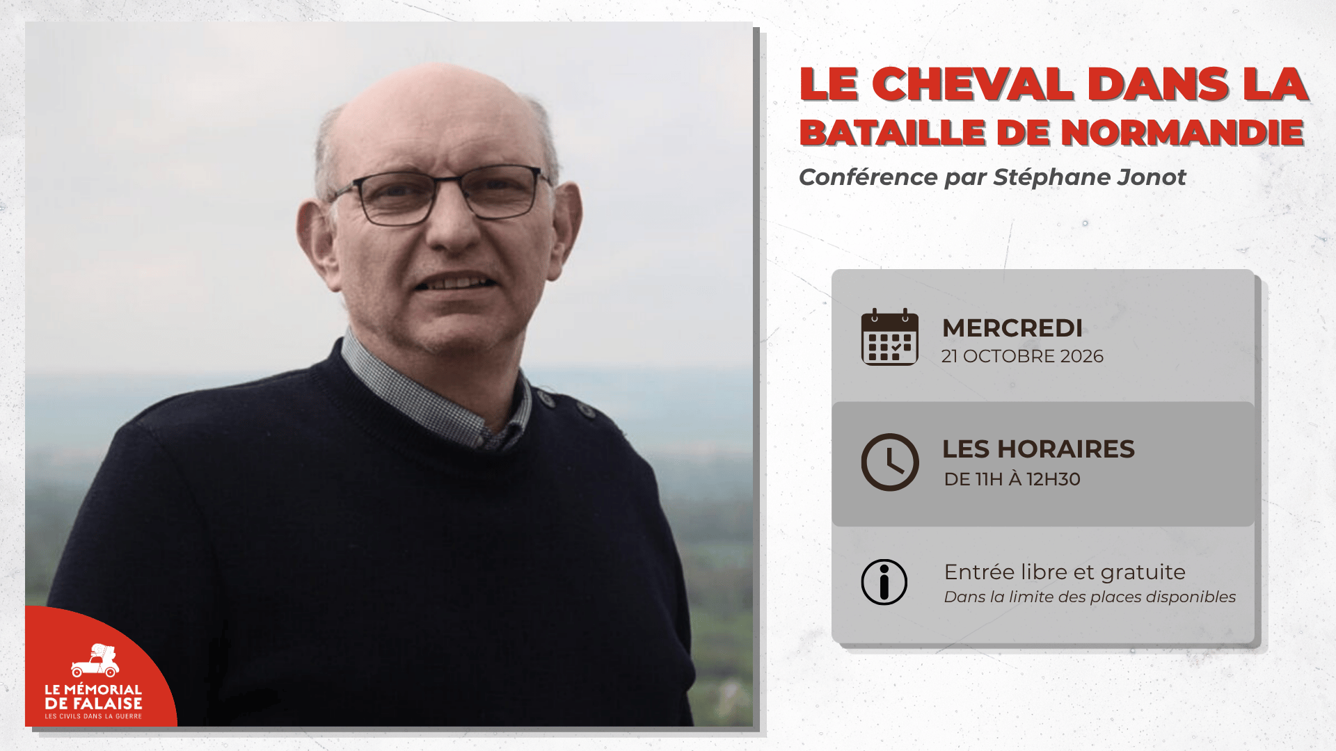 Conférence "Le cheval dans la Bataille de Normandie" par Stéphane Jonot