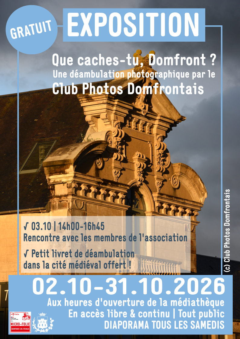 Micro-folie : exposition Que caches-tu Domfront ?