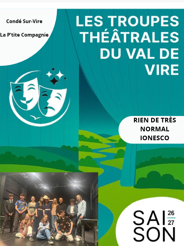 Troupes théâtrales du Val de Vire > "Rien de très normal"