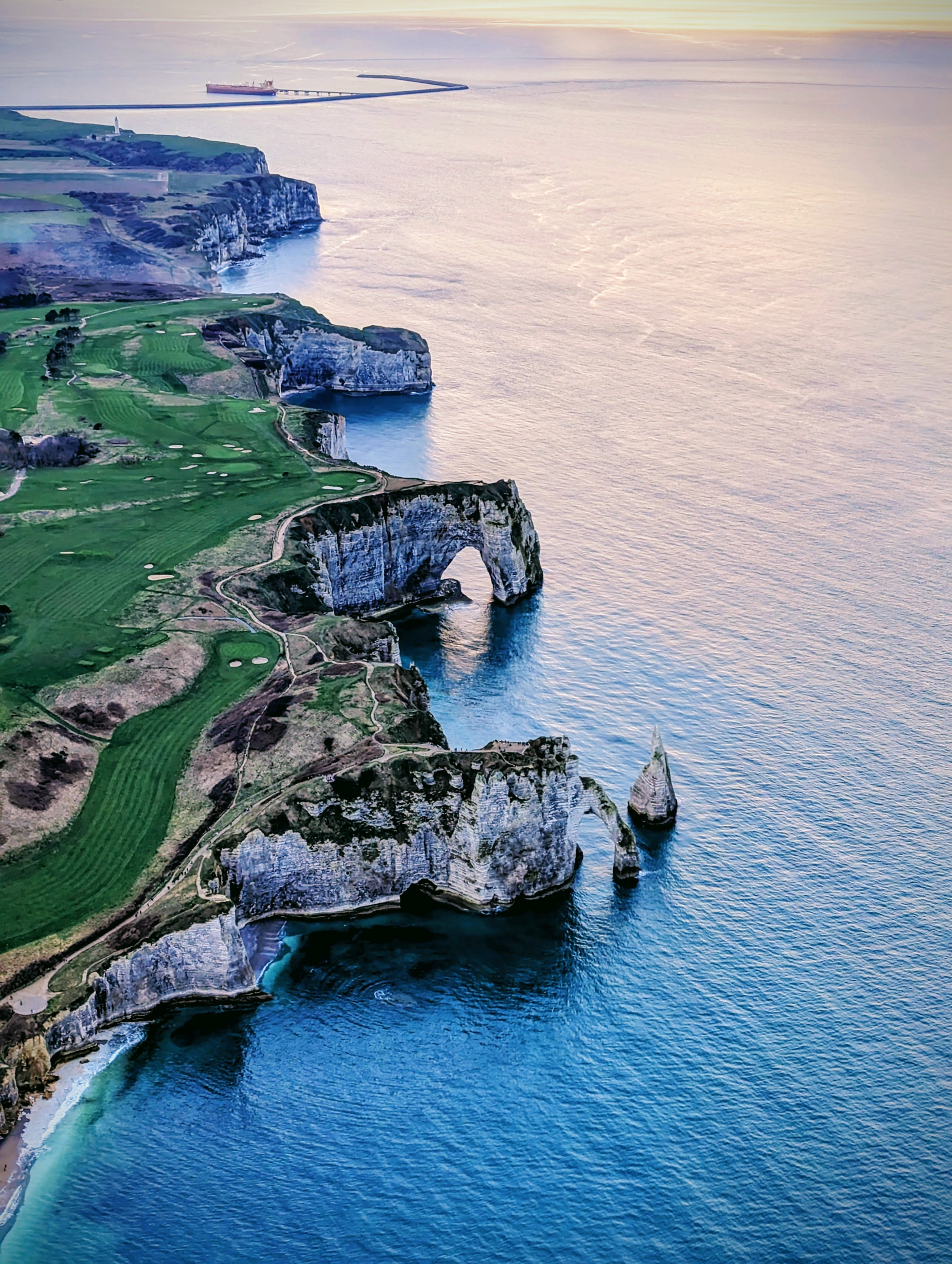 Etretat vue du ciel