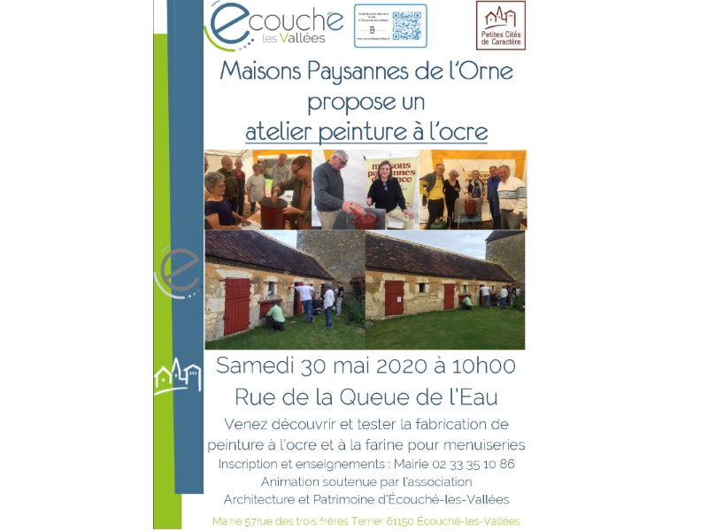 PeintureOcre2020 mairie ecouché les vallées PeintureOcre2020