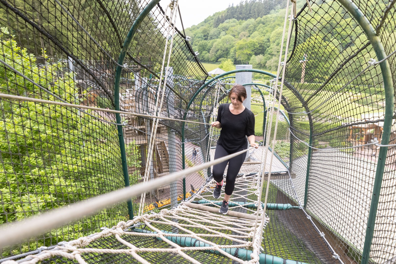 Parcours accrobranche - Normandie luge au Viaduc de la Souleuvre